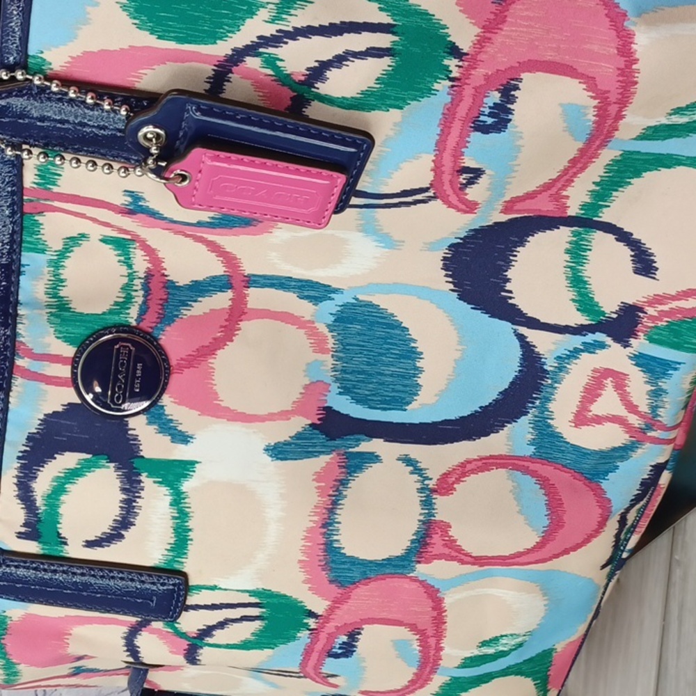 Coach Ikat Signature Vintage Carry All C1380-F24453 - Picture 15 of 15